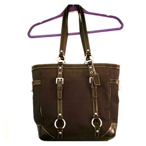 AUTHENTIC COACH SIGNATURE "C" GALLERY TOTE
